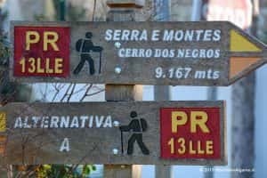 Routeborden wandelroutes Algarve Loulé