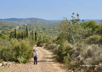 GPS route, Santa Catarina da Fonte do Bispo