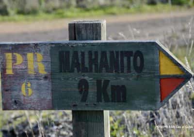 Routebord wandelroutes Algarve