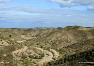 Ribeira do Beliche zonder water op wandeling CTM PR7
