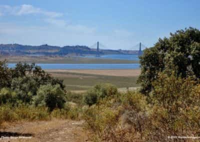 Uitzicht op de brug over de Guadiana op rondwandeling CTM PR3